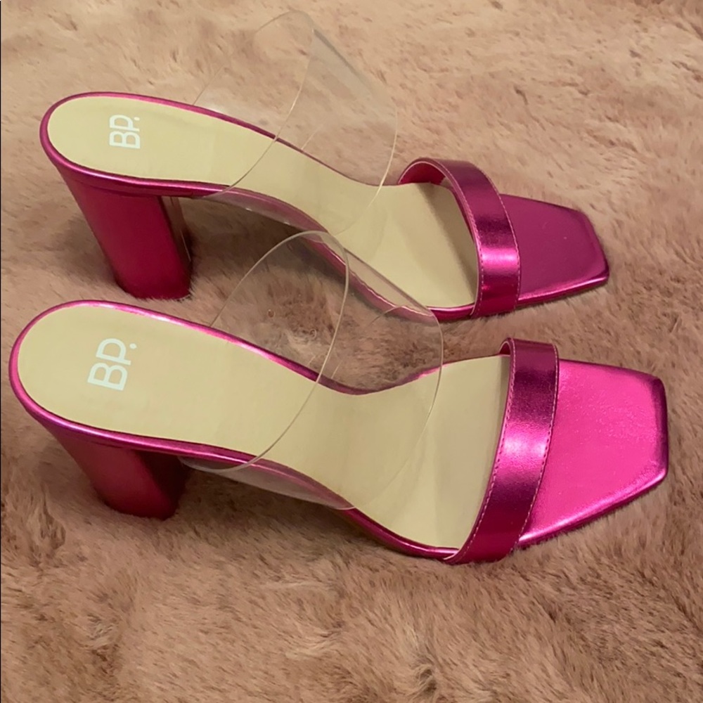 BP Nordstrom Pink Wedges Size 8.5